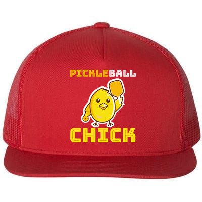 Funny Pickleball Chick Flatbill Hat