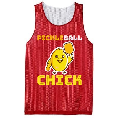 Funny Pickleball Chick Mesh Reversible Basketball Jersey Tank