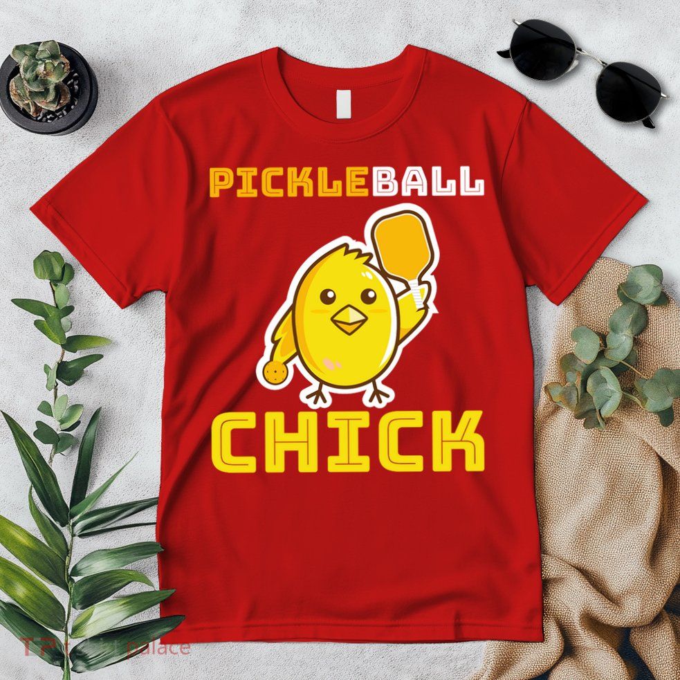 Funny Pickleball Chick Premium T-Shirt