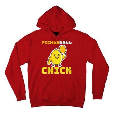 Funny Pickleball Chick Tall Hoodie