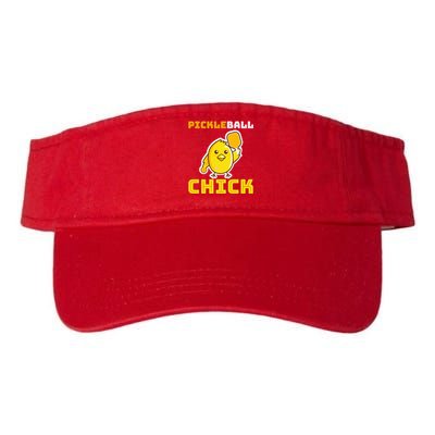 Funny Pickleball Chick Valucap Bio-Washed Visor