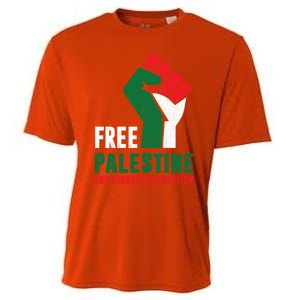 Free Palestine Cool Gift Gaza Freedom End Israeli Occupation Cute Gift Cooling Performance Crew T-Shirt