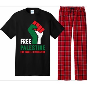 Free Palestine Cool Gift Gaza Freedom End Israeli Occupation Cute Gift Pajama Set