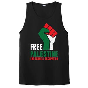 Free Palestine Cool Gift Gaza Freedom End Israeli Occupation Cute Gift PosiCharge Competitor Tank