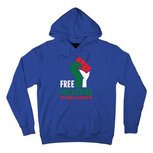 Free Palestine Cool Gift Gaza Freedom End Israeli Occupation Cute Gift Hoodie