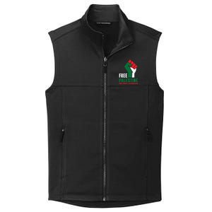 Free Palestine Cool Gift Gaza Freedom End Israeli Occupation Cute Gift Collective Smooth Fleece Vest