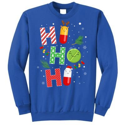 Funny Pharmacist Christmas Ho Ho Ho Pharmacy Technician Tech Gift Sweatshirt