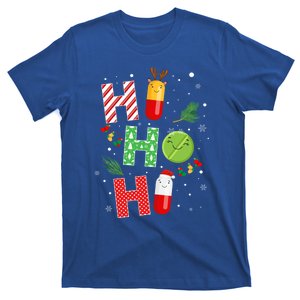 Funny Pharmacist Christmas Ho Ho Ho Pharmacy Technician Tech Gift T-Shirt