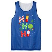 Funny Pharmacist Christmas Ho Ho Ho Pharmacy Technician Tech Gift Mesh Reversible Basketball Jersey Tank