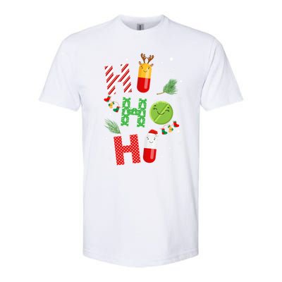 Funny Pharmacist Christmas Ho Ho Ho Pharmacy Technician Tech Gift Softstyle CVC T-Shirt