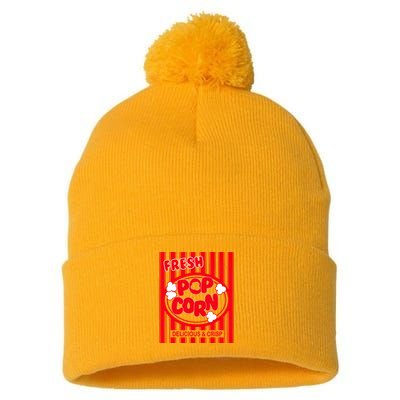Fresh Popcorn Costume For Halloween Pom Pom 12in Knit Beanie