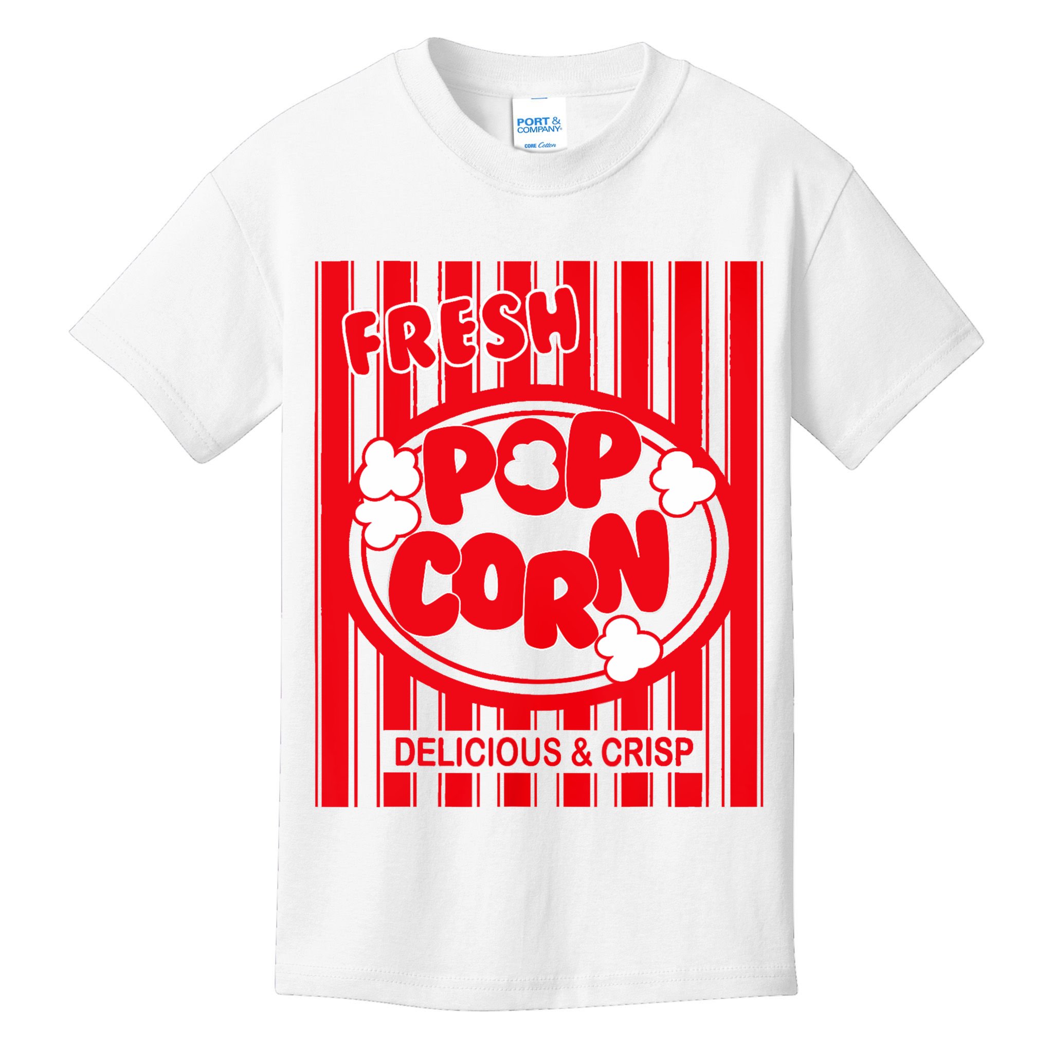 Fresh Popcorn Costume For Halloween Kids T-Shirt