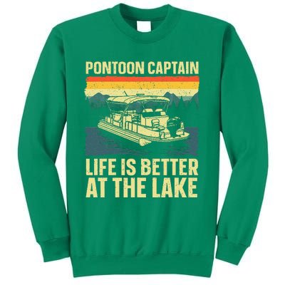 Funny Pontoon Captain Art For Pontoon Sweatshirt