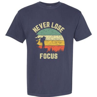 Funny Photographer Camera Never Lose Focus Photography Garment-Dyed Heavyweight T-Shirt