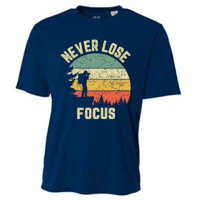 Funny Photographer Camera Never Lose Focus Photography Cooling Performance Crew T-Shirt