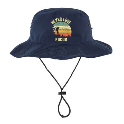 Funny Photographer Camera Never Lose Focus Photography Legacy Cool Fit Booney Bucket Hat