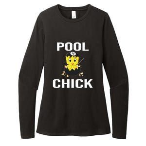 Funny Pool Chick Billiards Gift For Father’s Day Womens CVC Long Sleeve Shirt