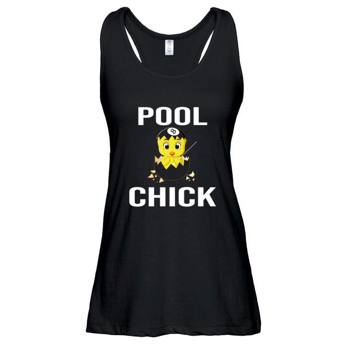 Funny Pool Chick Billiards Gift For Father’s Day Ladies Essential Flowy Tank