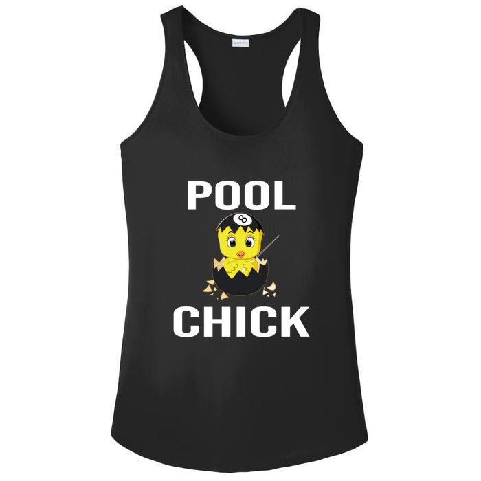 Funny Pool Chick Billiards Gift For Father’s Day Ladies PosiCharge Competitor Racerback Tank