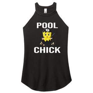 Funny Pool Chick Billiards Gift For Father’s Day Women's Perfect Tri Rocker Tank