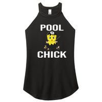 Funny Pool Chick Billiards Gift For Father’s Day Women's Perfect Tri Rocker Tank