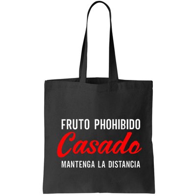 Fruto Prohibido Casado Camisa Funny Spanish Bag
