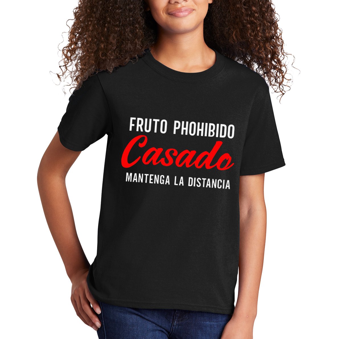 Fruto Prohibido Casado Camisa Funny Spanish Kids T-Shirt