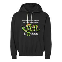 Funny Pi Day 3.14 Pithon Python Math Teachers Students Joke .Png Garment-Dyed Fleece Hoodie