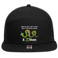 Funny Pi Day 3.14 Pithon Python Math Teachers Students Joke .Png 7 Panel Mesh Trucker Snapback Hat