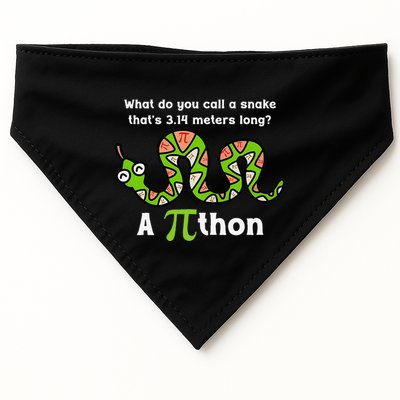 Funny Pi Day 3.14 Pithon Python Math Teachers Students Joke .Png USA-Made Doggie Bandana