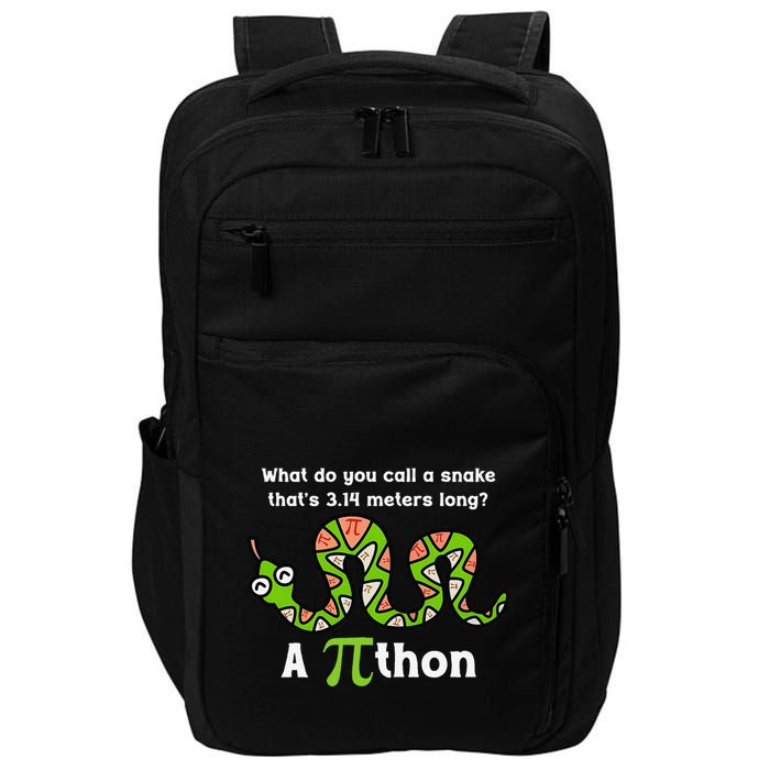 Funny Pi Day 3.14 Pithon Python Math Teachers Students Joke .Png Impact Tech Backpack
