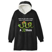 Funny Pi Day 3.14 Pithon Python Math Teachers Students Joke .Png Hooded Wearable Blanket