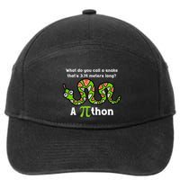 Funny Pi Day 3.14 Pithon Python Math Teachers Students Joke .Png 7-Panel Snapback Hat