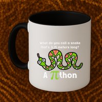 Funny Pi Day 3.14 Pithon Python Math Teachers Students Joke .Png Mug