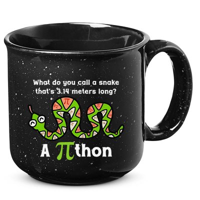 Funny Pi Day 3.14 Pithon Python Math Teachers Students Joke .Png 15oz Campfire Ceramic Mug