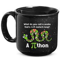 Funny Pi Day 3.14 Pithon Python Math Teachers Students Joke .Png 15oz Campfire Ceramic Mug