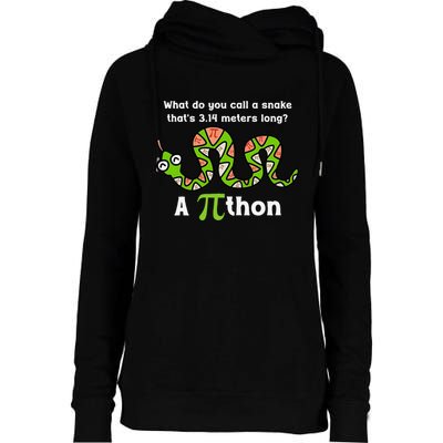 Funny Pi Day 3.14 Pithon Python Math Teachers Students Joke .Png Womens Funnel Neck Pullover Hood