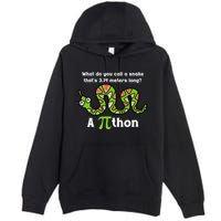 Funny Pi Day 3.14 Pithon Python Math Teachers Students Joke .Png Premium Pullover Hoodie