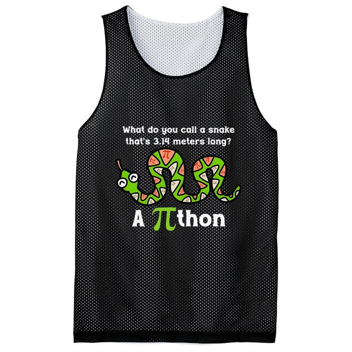 Funny Pi Day 3.14 Pithon Python Math Teachers Students Joke .Png Mesh Reversible Basketball Jersey Tank