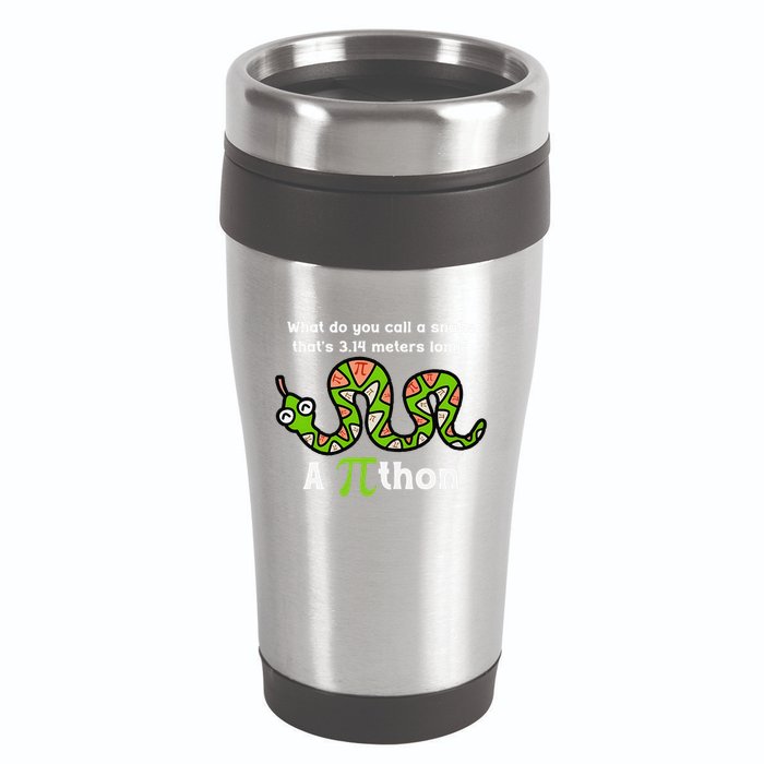 Funny Pi Day 3.14 Pithon Python Math Teachers Students Joke .Png 16oz Travel Tumbler