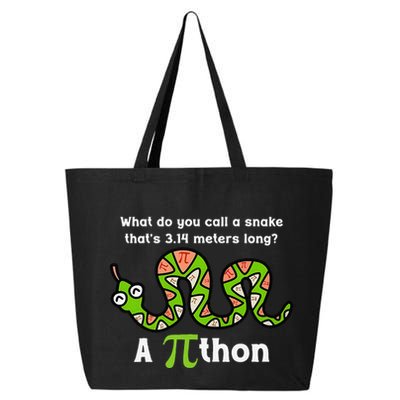 Funny Pi Day 3.14 Pithon Python Math Teachers Students Joke .Png 25L Jumbo Tote