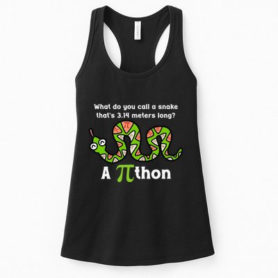 Funny Pi Day 3.14 Pithon Python Math Teachers Students Joke .Png Womens Tank Top