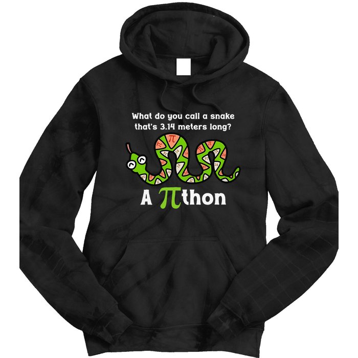 Funny Pi Day 3.14 Pithon Python Math Teachers Students Joke .Png Tie Dye Hoodie