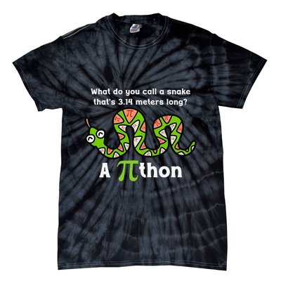 Funny Pi Day 3.14 Pithon Python Math Teachers Students Joke .Png Tie-Dye T-Shirt