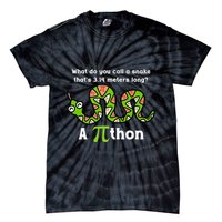 Funny Pi Day 3.14 Pithon Python Math Teachers Students Joke .Png Tie-Dye T-Shirt