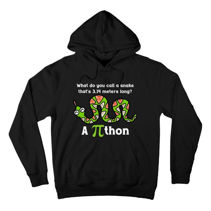 Funny Pi Day 3.14 Pithon Python Math Teachers Students Joke .Png Tall Hoodie