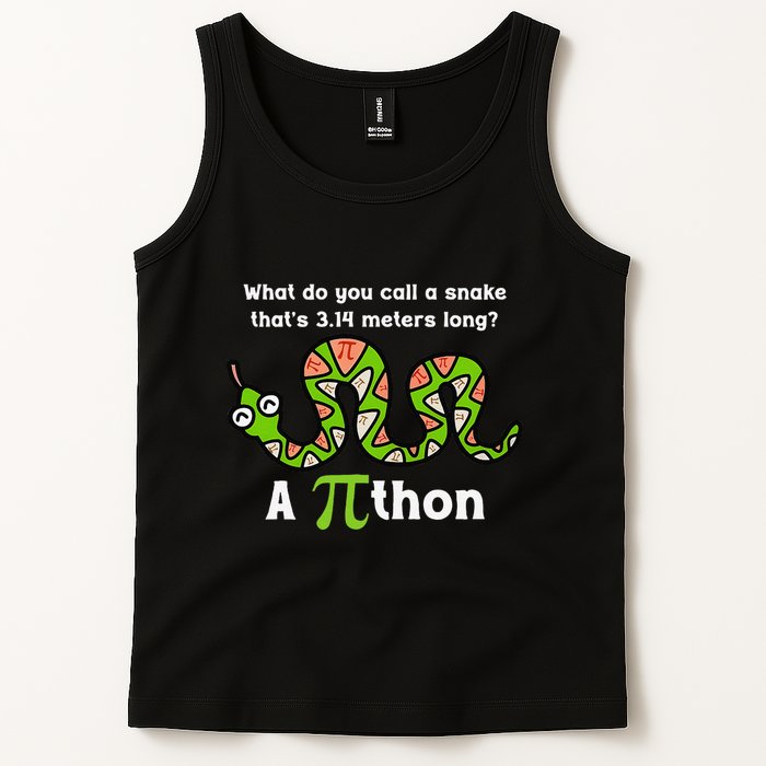 Funny Pi Day 3.14 Pithon Python Math Teachers Students Joke .Png Tank Top