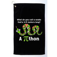 Funny Pi Day 3.14 Pithon Python Math Teachers Students Joke .Png Golf Towel