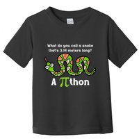 Funny Pi Day 3.14 Pithon Python Math Teachers Students Joke .Png Toddler T-Shirt