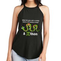 Funny Pi Day 3.14 Pithon Python Math Teachers Students Joke .Png Women's Perfect Tri Rocker Tank